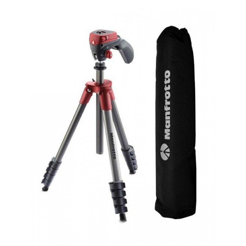 Manfrotto Action Red kit trepied cu cap